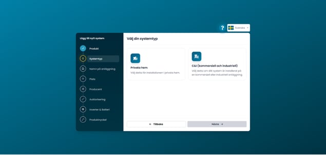 3.1. Välj systemtyp-1