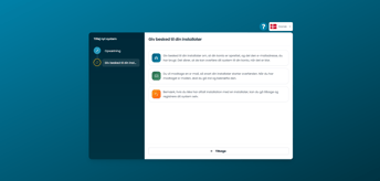 Installatørsetup